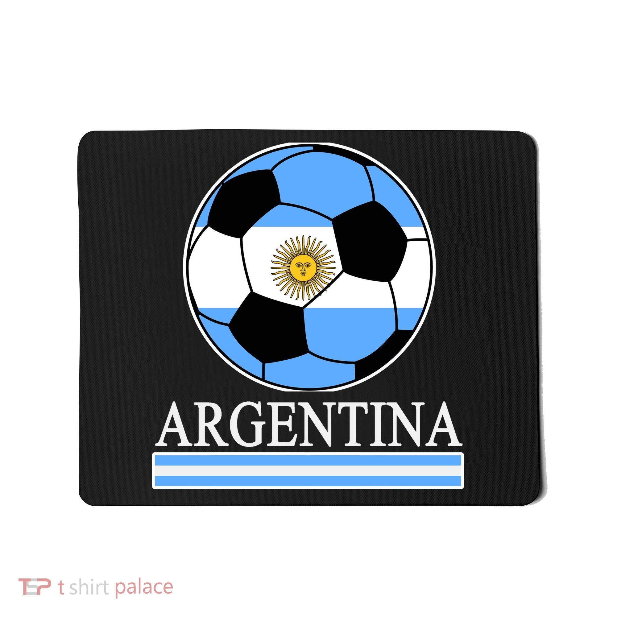 Argentina Soccer Country Flag Ball Mousepad