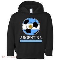 Argentina Soccer Country Flag Ball Toddler Hoodie thumb 0