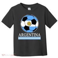 Argentina Soccer Country Flag Ball Toddler T-Shirt thumb 0