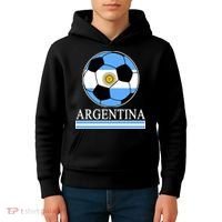Argentina Soccer Country Flag Ball Kids Hoodie thumb 4