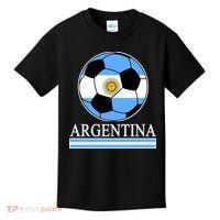 Argentina Soccer Country Flag Ball Kids T-Shirt thumb 0