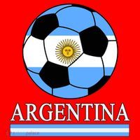 Argentina Soccer Country Flag Ball Santa Hat thumb 1