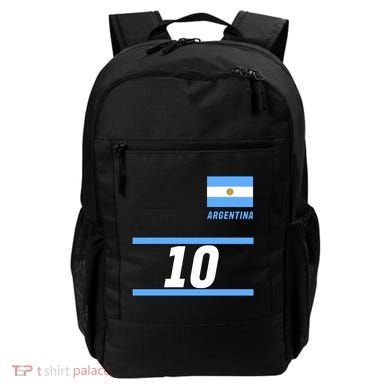 Argentina Soccer Jersey Number 10 Backpack