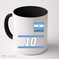 Argentina Soccer Jersey Number 10 Coffee Mug thumb 0