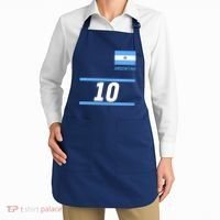 Argentina Soccer Jersey Number 10 Apron thumb 2