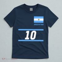 Argentina Soccer Jersey Number 10 T-Shirt thumb 5
