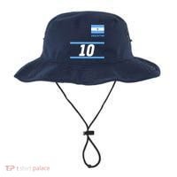 Argentina Soccer Jersey Number 10 Bucket Hat thumb 0
