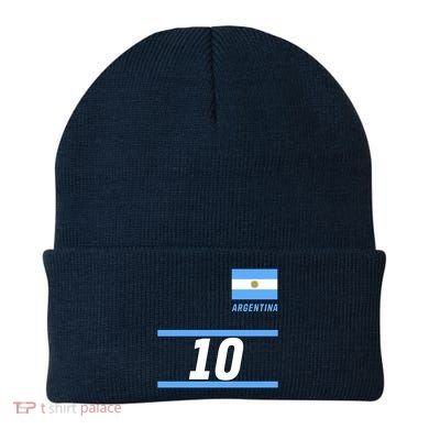 Argentina Soccer Jersey Number 10 Beanie