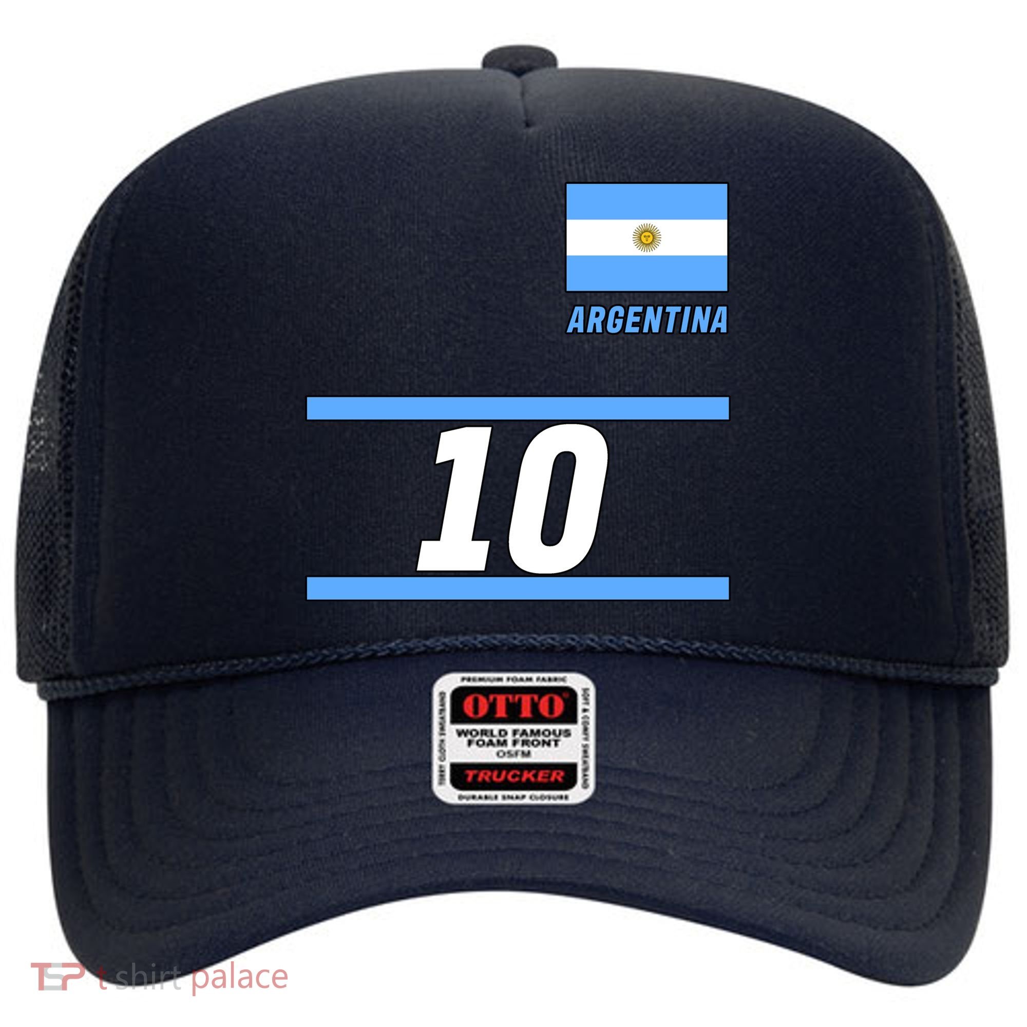 Argentina Soccer Jersey Number 10 Hat