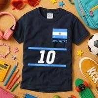 Argentina Soccer Jersey Number 10 Kids T-Shirt thumb 3
