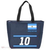 Argentina Soccer Jersey Number 10 Tote Bag thumb 0