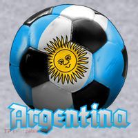 Argentina Soccer Logo Women's Racerback Cropped Tank thumb 2