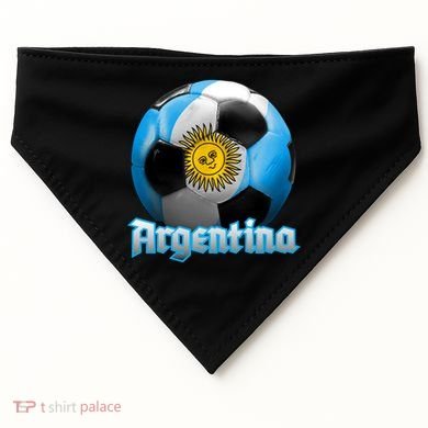 Argentina Soccer Logo USA-Made Doggie Bandana
