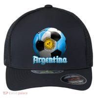 Argentina Soccer Logo Flexfit Unipanel Trucker Cap thumb 0