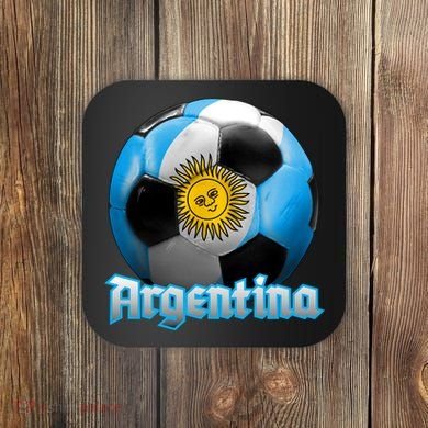 Argentina Soccer Logo Coaster