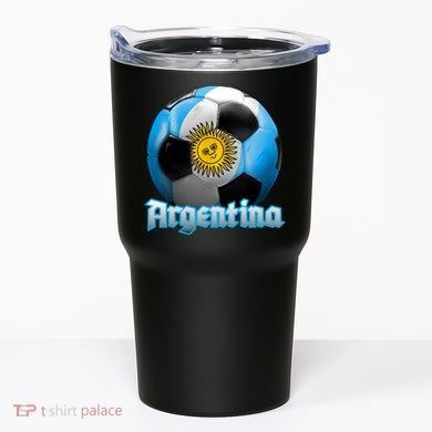 Argentina Soccer Logo Tumbler