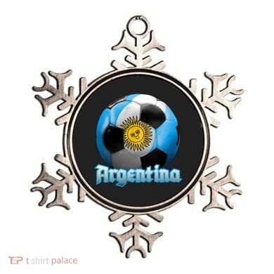 Argentina Soccer Logo Ornament