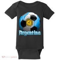 Argentina Soccer Logo Baby Bodysuit thumb 0