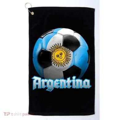 Argentina Soccer Logo Golf Towel