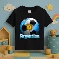 Argentina Soccer Logo Toddler T-Shirt thumb 3
