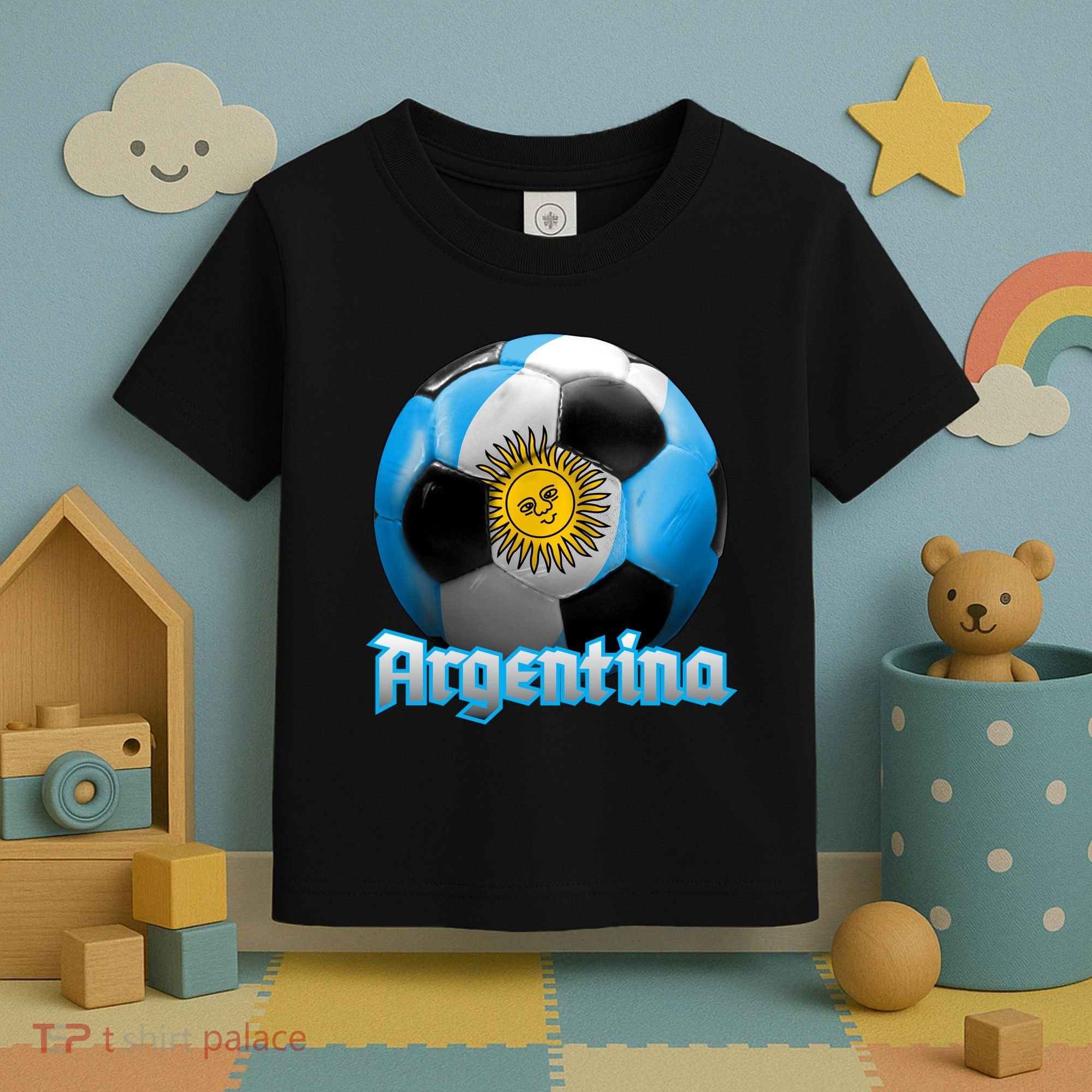 Argentina Soccer Logo Toddler T-Shirt