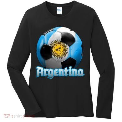Argentina Soccer Logo Women's Long Sleeve Shirt