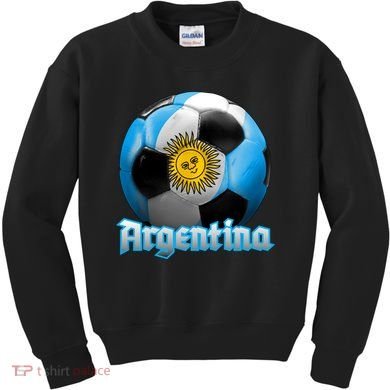 Argentina Soccer Logo Kids Sweatshirt