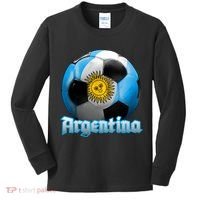 Argentina Soccer Logo Kids Long Sleeve Shirt thumb 0
