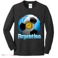 Argentina Soccer Logo Kids Long Sleeve Shirt thumb 0