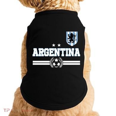 Argentina Soccer Team Fan Logo Doggie Tank
