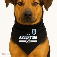 Argentina Soccer Team Fan Logo USA-Made Doggie Bandana thumb 1