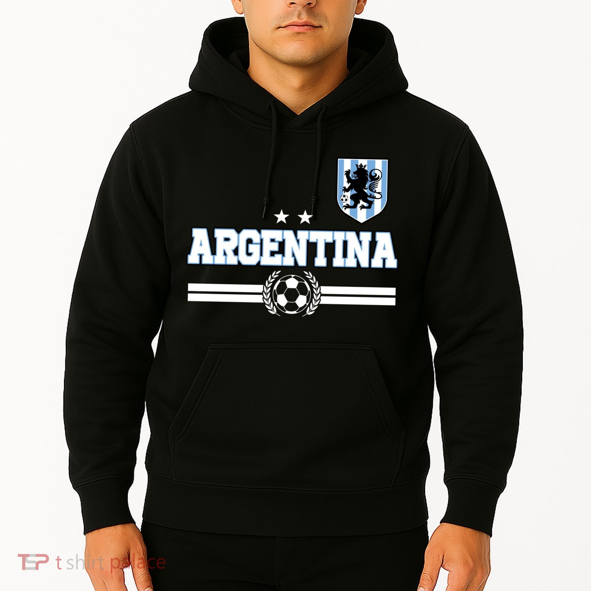 Argentina Soccer Team Fan Logo Hoodie