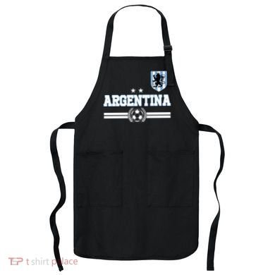 Argentina Soccer Team Fan Logo Apron