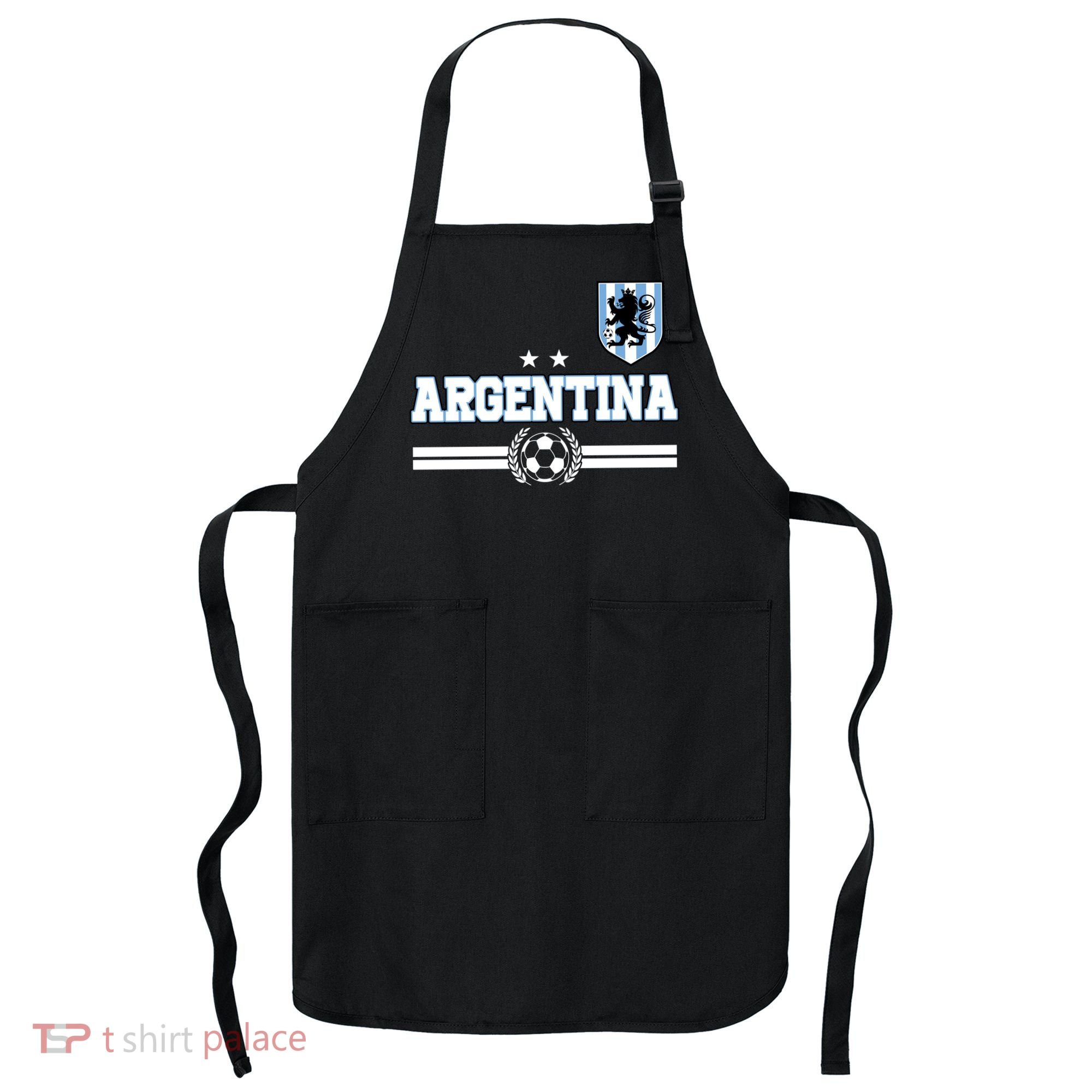 Argentina Soccer Team Fan Logo Apron