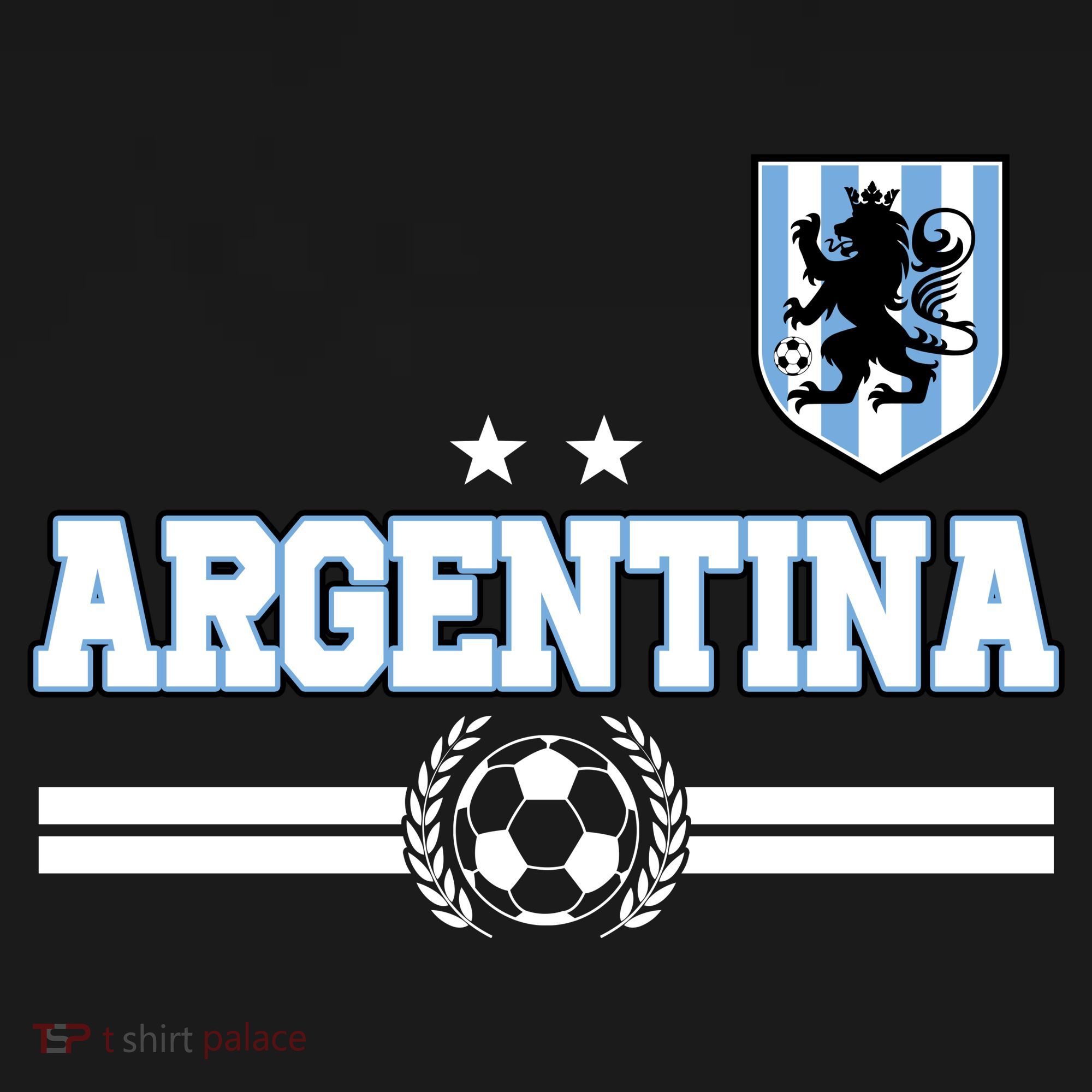 Argentina Soccer Team Fan Logo Polo