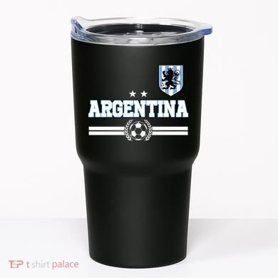 Argentina Soccer Team Fan Logo Tumbler