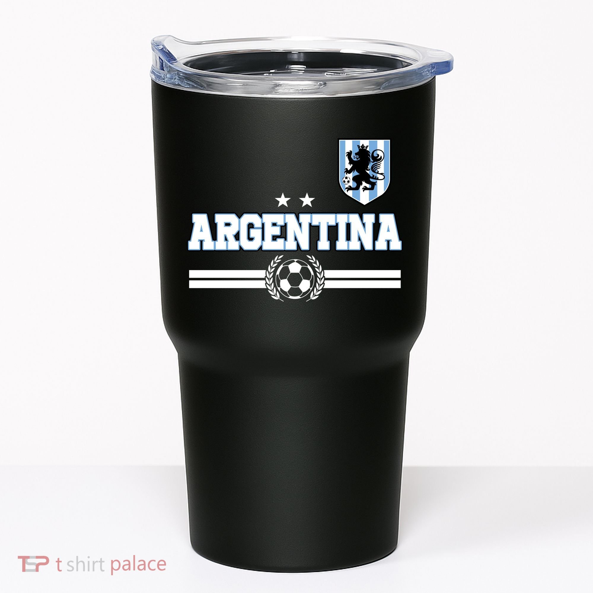 Argentina Soccer Team Fan Logo Tumbler