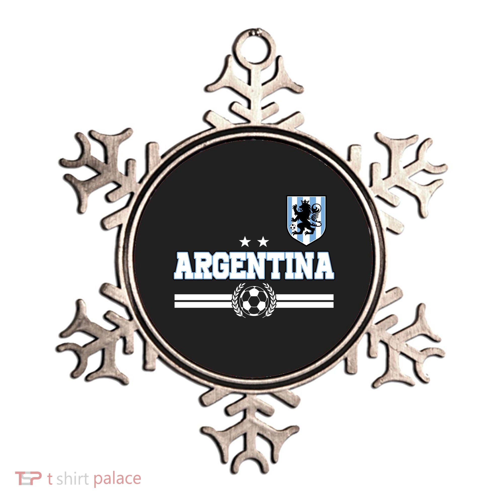 Argentina Soccer Team Fan Logo Ornament