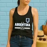 Argentina Soccer Team Fan Logo Women's Tank Top thumb 2