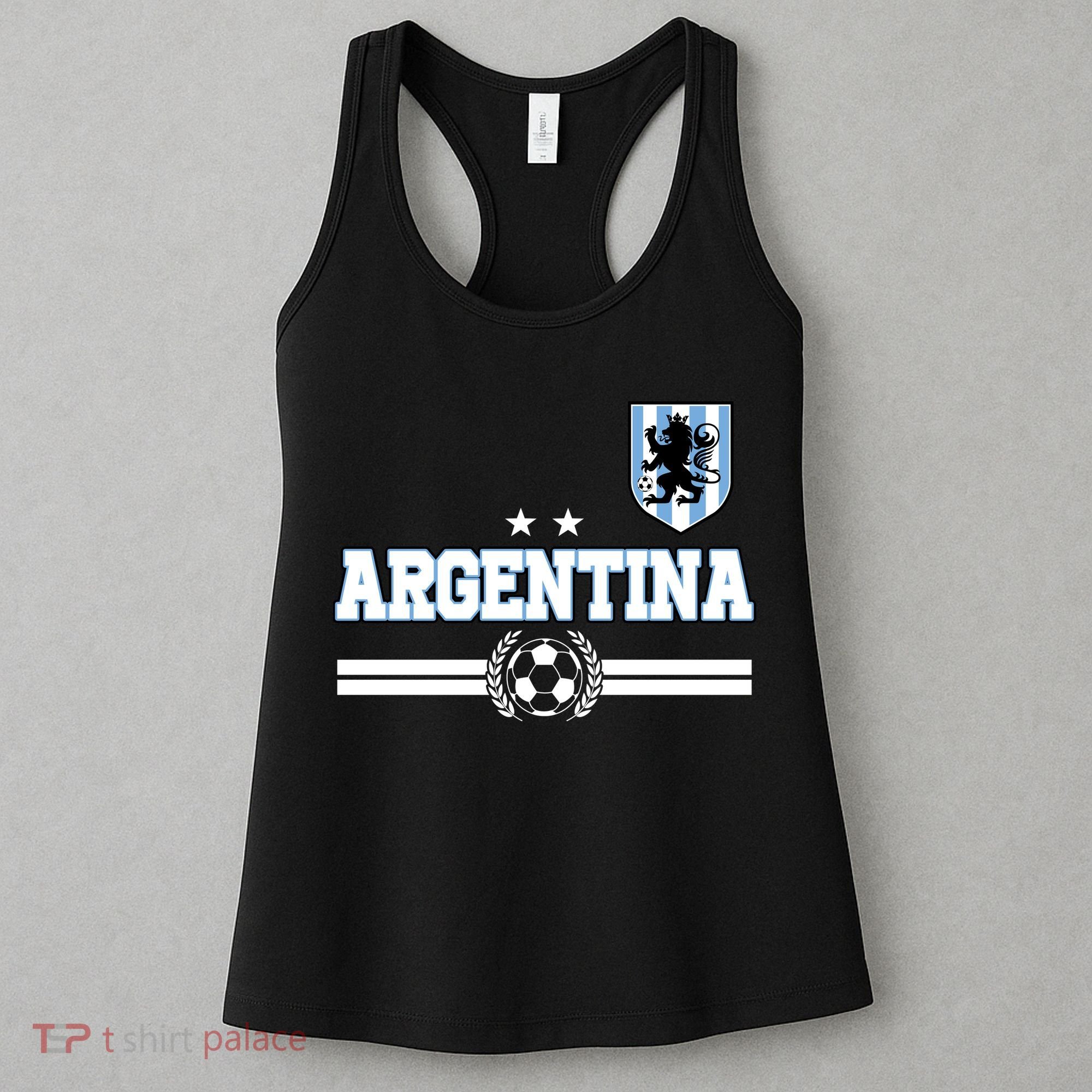 Argentina Soccer Team Fan Logo Women's Tank Top