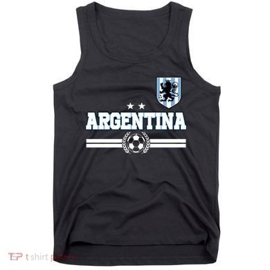 Argentina Soccer Team Fan Logo Tank Top