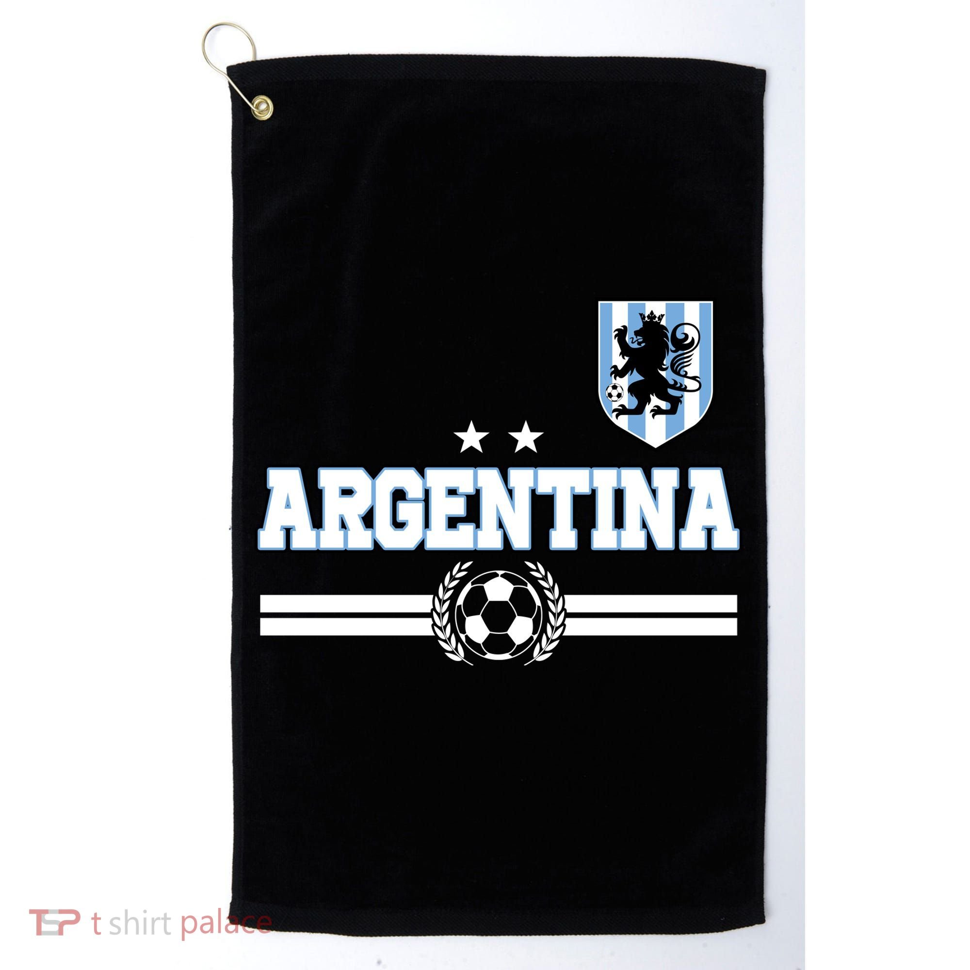 Argentina Soccer Team Fan Logo Golf Towel