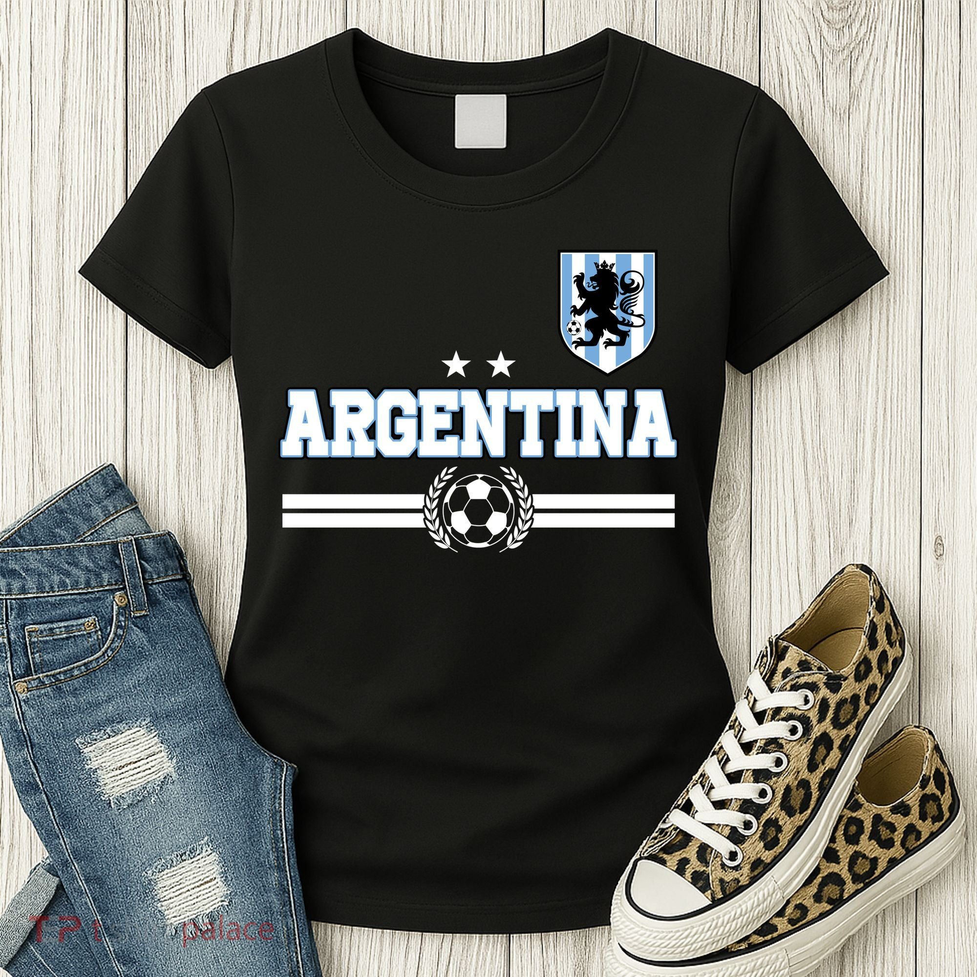 Argentina Soccer Team Fan Logo Women's T-Shirt