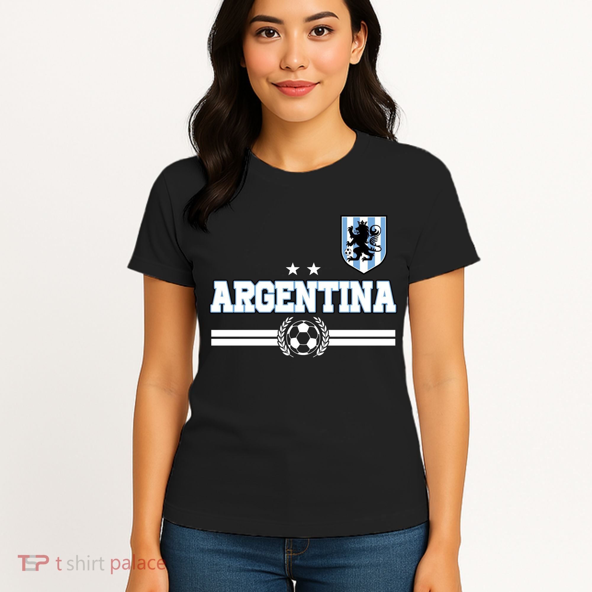 Argentina Soccer Team Fan Logo Women's T-Shirt