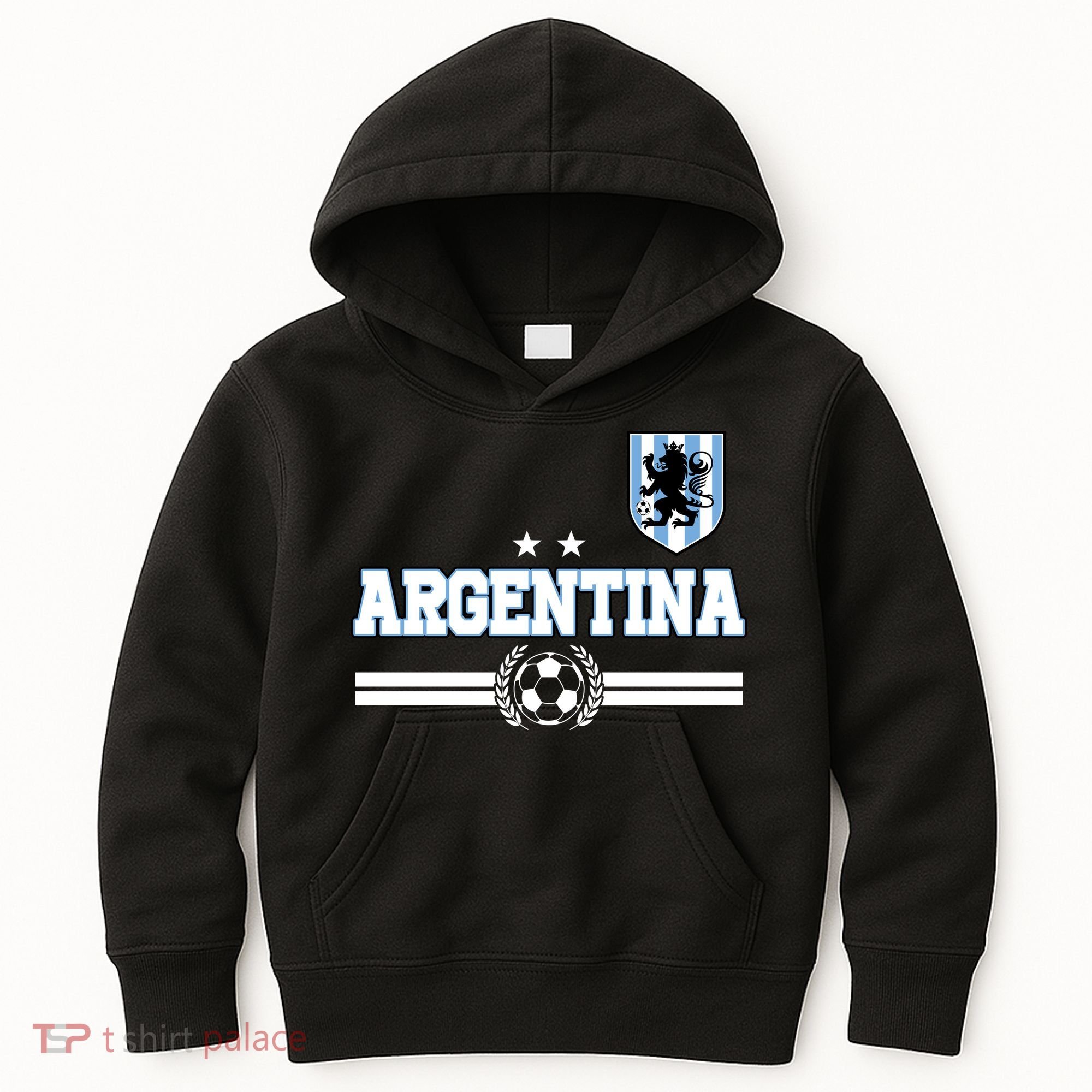Argentina Soccer Team Fan Logo Kids Hoodie