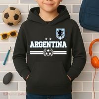 Argentina Soccer Team Fan Logo Kids Hoodie thumb 2