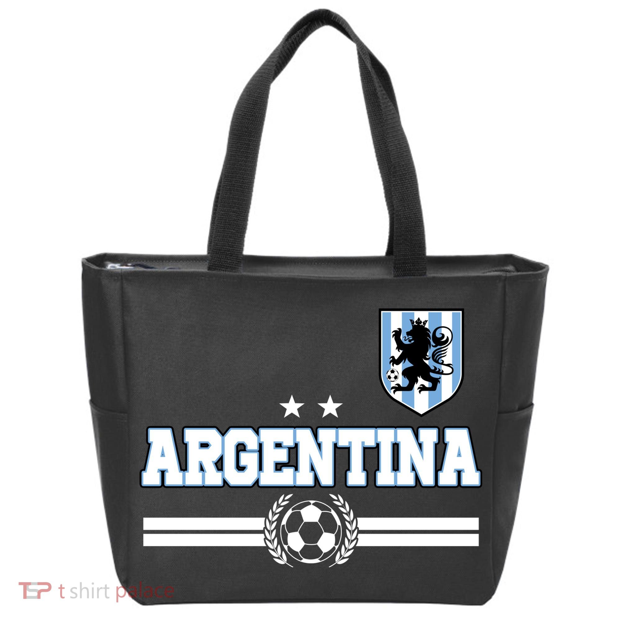 Argentina Soccer Team Fan Logo Tote Bag