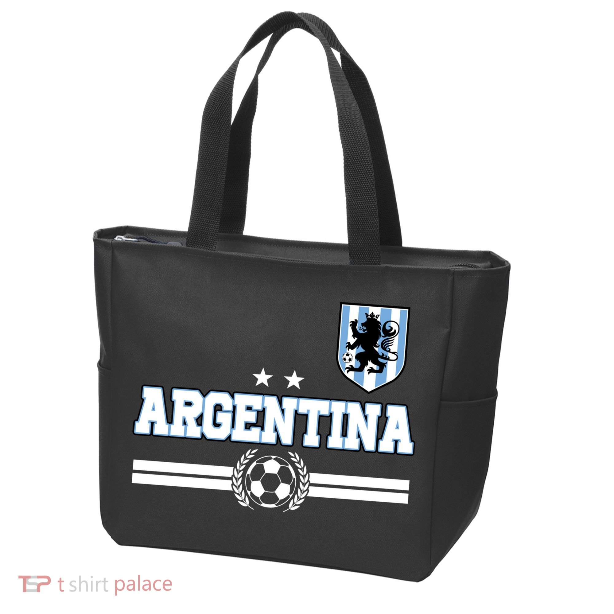 Argentina Soccer Team Fan Logo Tote Bag