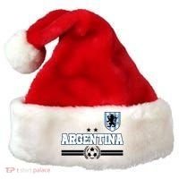 Argentina Soccer Team Fan Logo Santa Hat thumb 0