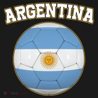 Argentina Team Flag Soccer Ball World Cup Backpack thumb 2